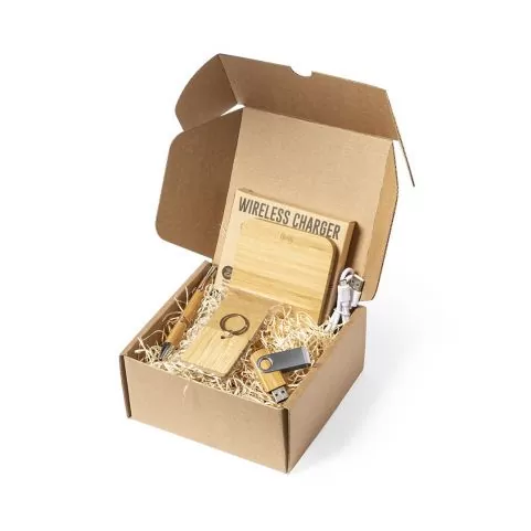 Caixa de presente em cartão ondulado reciclado - Image 3