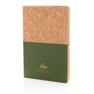 Caderno A5 em cortiça e kraft