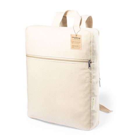 Mochila com bolso frontal 100% algodão orgânico - Image 4