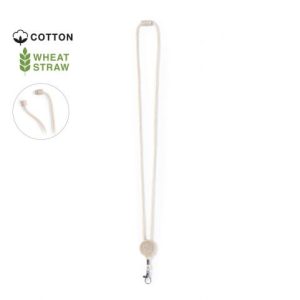 Lanyard ecológico com fita em algodão