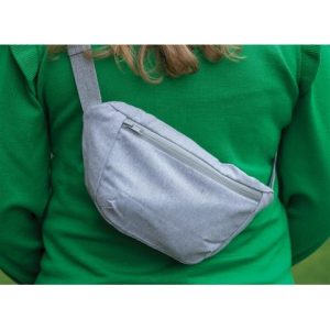 Bolsa de cintura em material reciclado