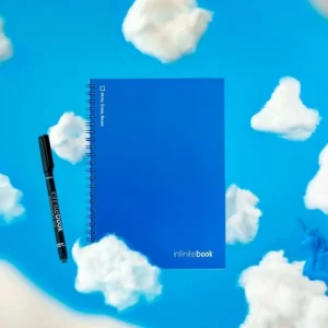 Bloco de notas liso A5 com escrita infinita Infinitebook