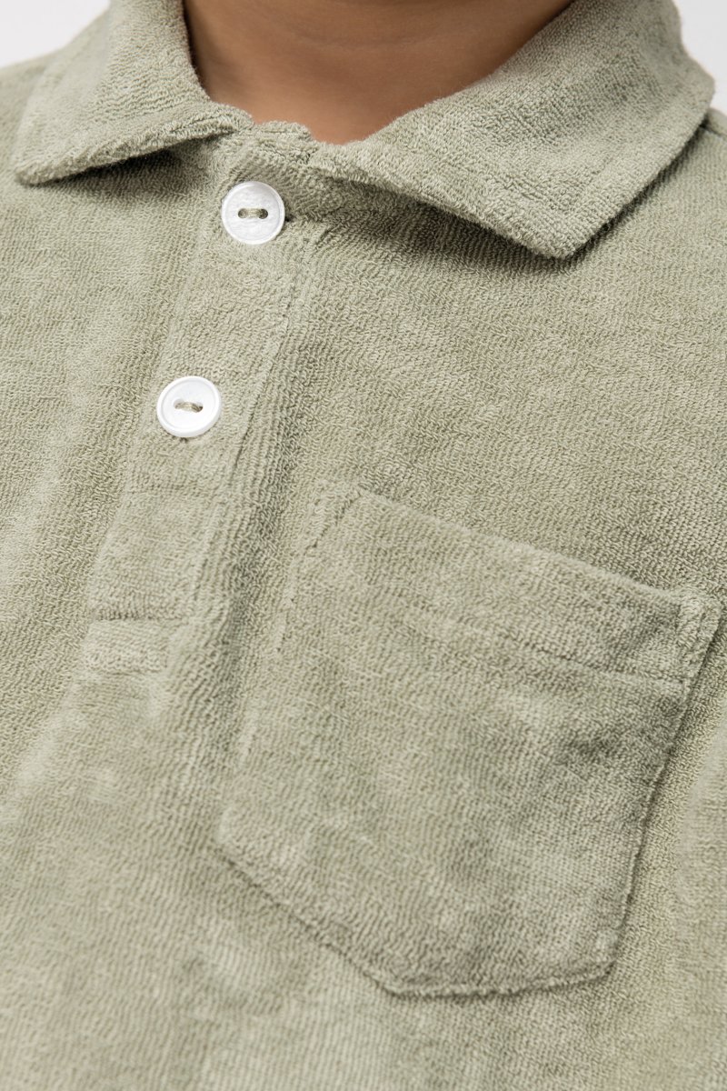 Polo Terry Towel de criança fabricado em Portugal - Image 4