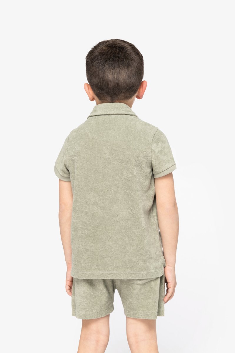 Polo Terry Towel de criança fabricado em Portugal - Image 3