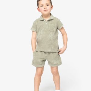 Polo Terry Towel de criança fabricado em Portugal