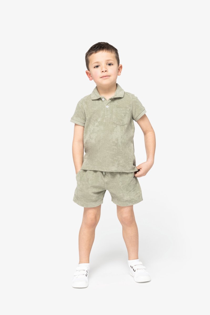 Polo Terry Towel de criança fabricado em Portugal - Image 2