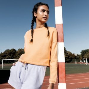 Sweatshirt decote redondo de senhora
