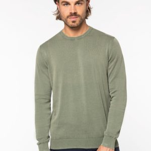 Camisola decote redondo de homem