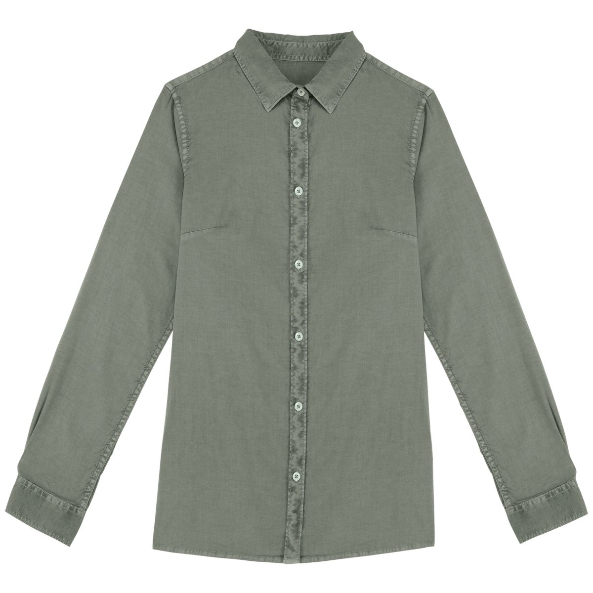 Camisa em algodão twill de senhora - Image 8