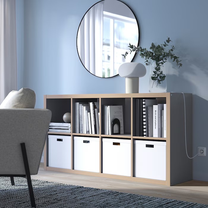 Estante KALLAX 8 CINZA 77×147 - Image 3