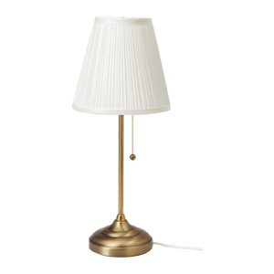 Candeeiro de mesa ARSTID latão branco