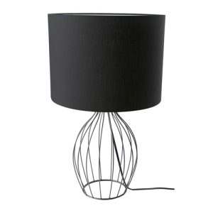 Candeeiro de mesa HOLMIDEN preto